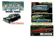 JLI 174 HO Auto and Transportation Billboard Signs, 1960's, 5 Signs