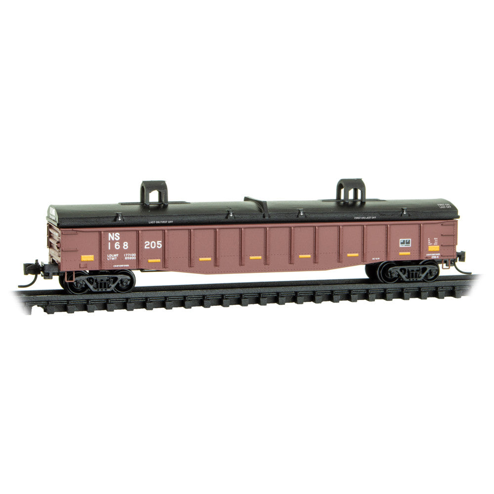 MTL 10500462 N NS 50' Steel Side 14' Panel Fixed End Gondola Fish Belly Sides Rd# 168209