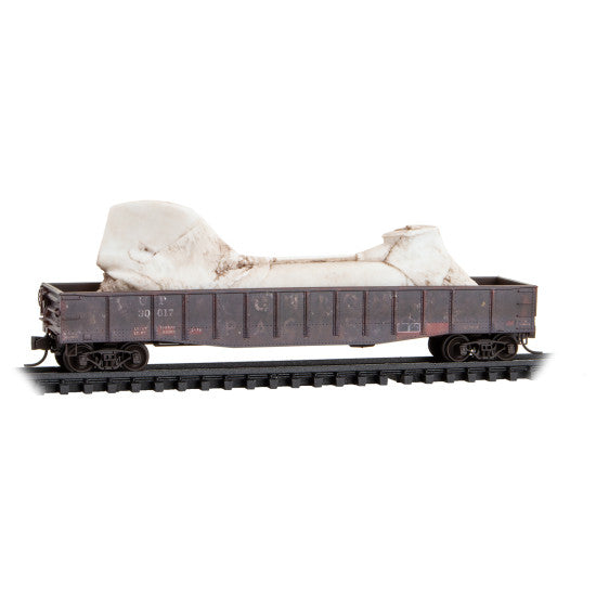 MTL 10544271 N 50' Steel Side 14 Panel Fixed End Fishbelly Sides Gondola UN 30017