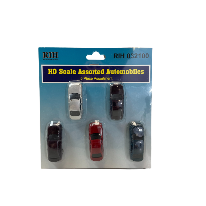 RIH 032100 HO Assorted Automobiles 5 pc