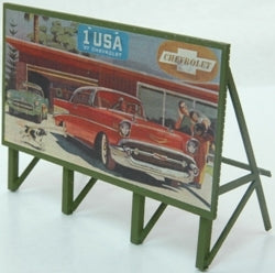 JLI 978 HO Auto 1950's Billboard